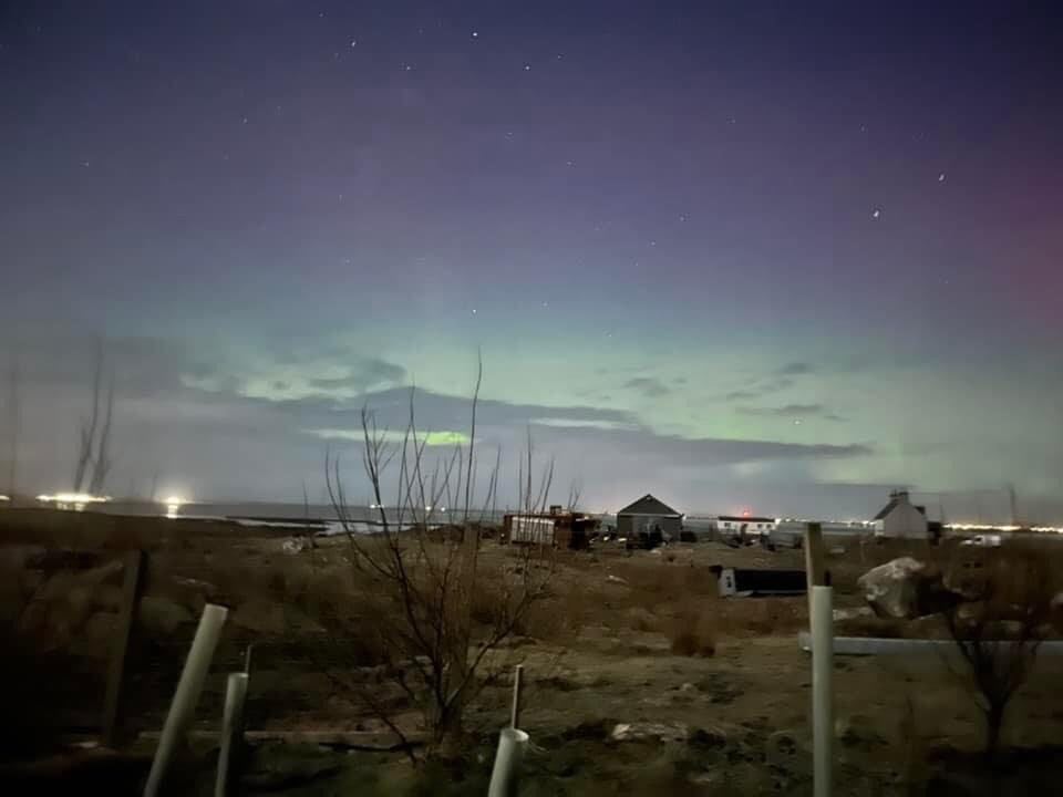 Aurora Borealis view from Bee Caravan